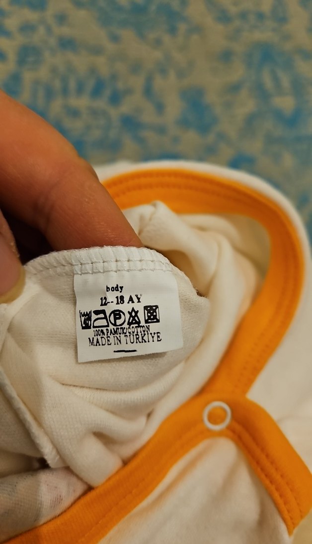 Uzun Kollu Renkli Baskılı Bebek Body - Görsel 2