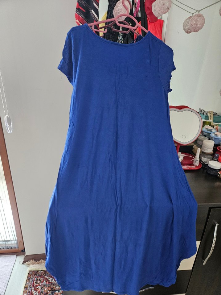 Mavi Salaş elbise - Görsel 2