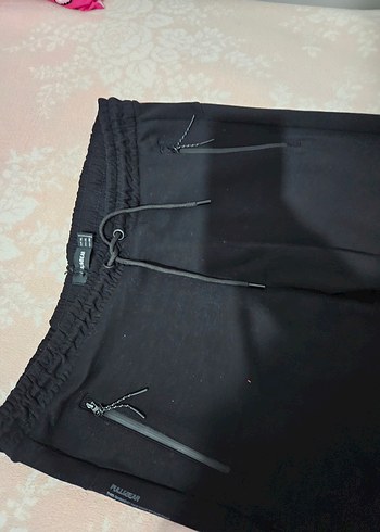 Erkek Siyah Fermuarlı Sweatpant - Görsel 4