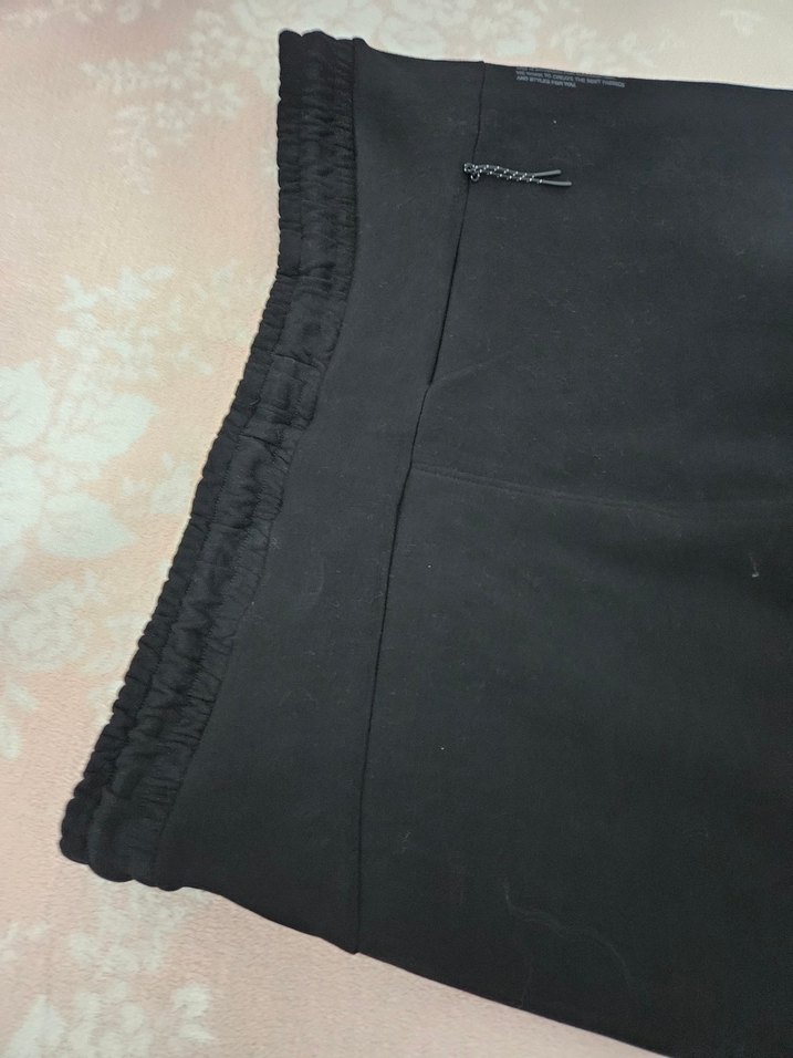 Erkek Siyah Fermuarlı Sweatpant - Görsel 5