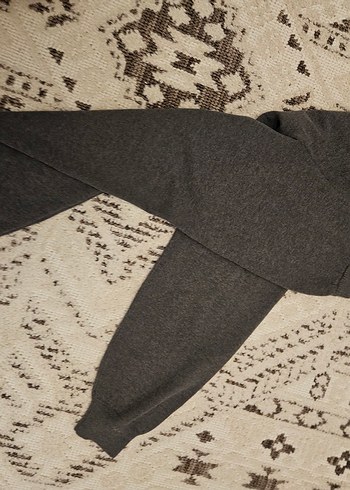 Kadın Gri Rahat Yün  Pantolon,Osyho marka - Görsel 3