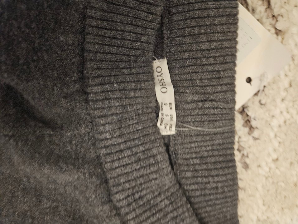 Kadın Gri Rahat Yün  Pantolon,Osyho marka - Görsel 2