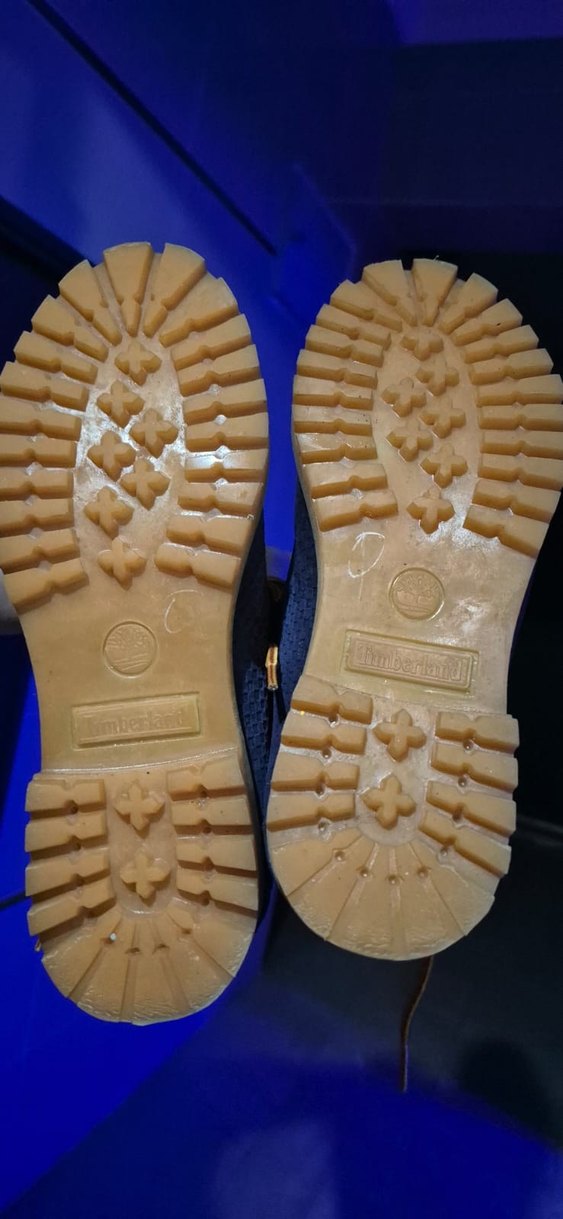 Erkek icin mavi kendinden desenli  bağcıklı bot - Görsel 3