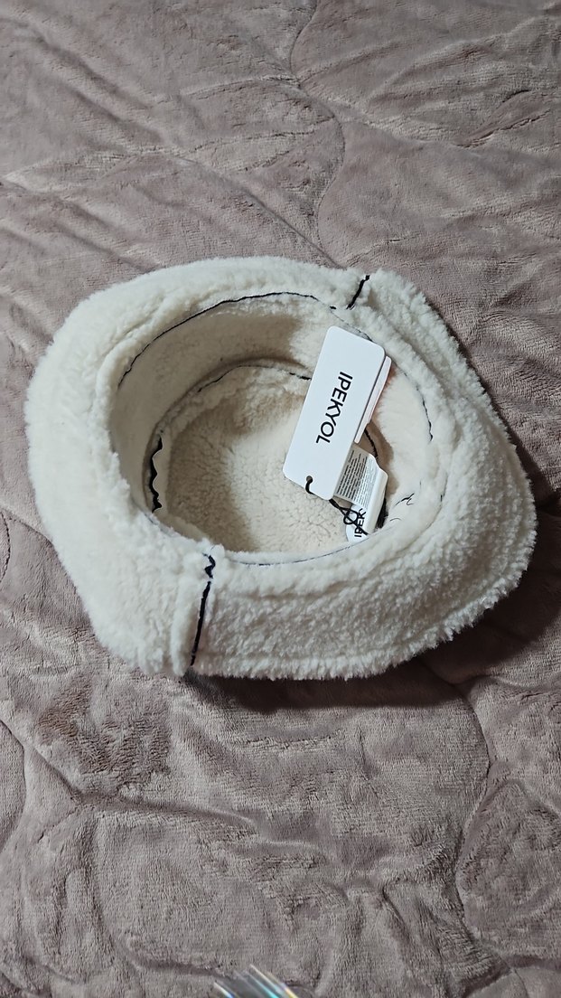 Kürklü Siyah Deri Kadın Şapka - Görsel 2