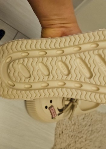 Bej Platform Topuklu Kadın Terlik - Görsel 3