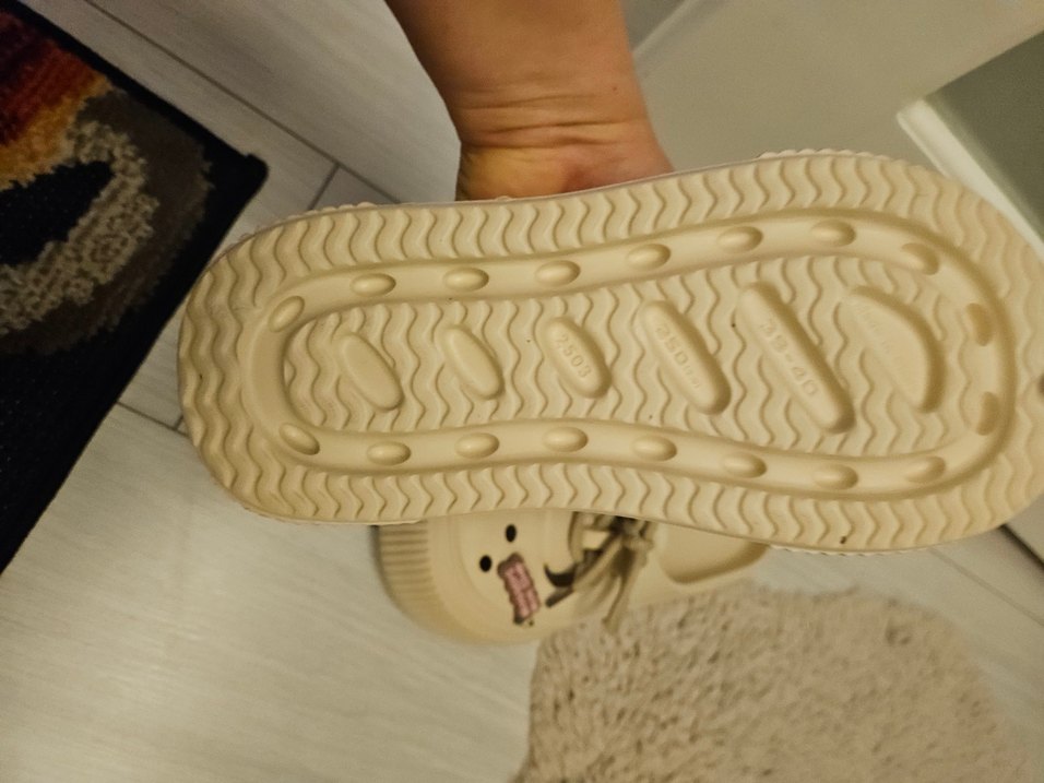 Bej Platform Topuklu Kadın Terlik - Görsel 3