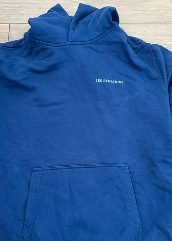 Les Benjamins Lacivert Kapusonlu Sweatshirt
