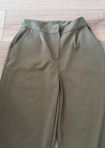 Trendyol & Milla Haki Yuksek Bel Rahat Pantolon