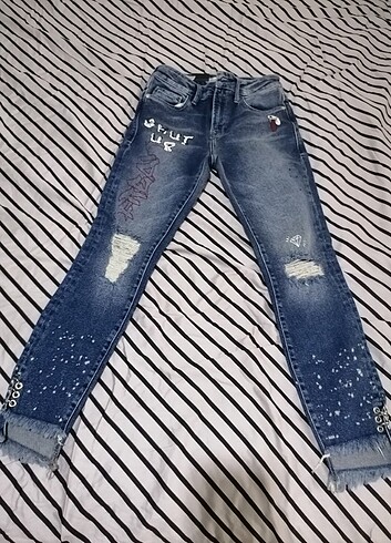 SIFIR Mavi Jeans 25-26 Beden pantolon.. 