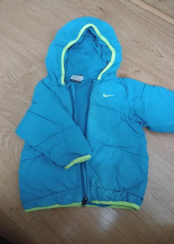 Nike Erkek Çocuk Mavi Fermuarlı Mont - Görsel 2