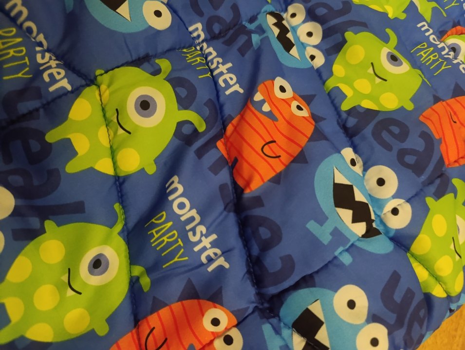 Çocuklar için Renkli Canavar Desenli mont - Görsel 2