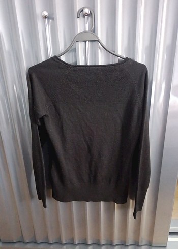 Siyah Denim Kadın Sweatshirt - Görsel 6