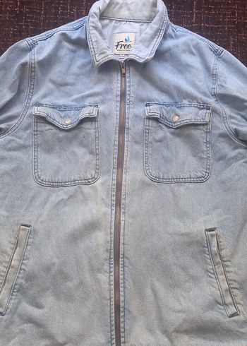 Altınyıldız Acik Mavi Denim Kot Ceket Boy 72 Cm Gogus 56 Cm Bel 56 Cm