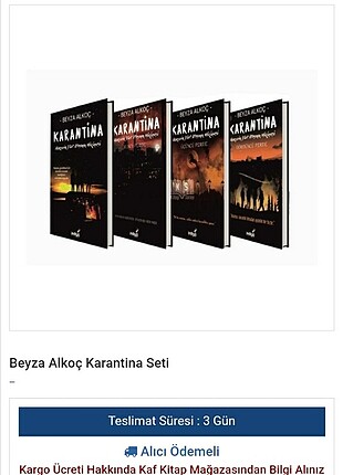 Karantina kitap seti 