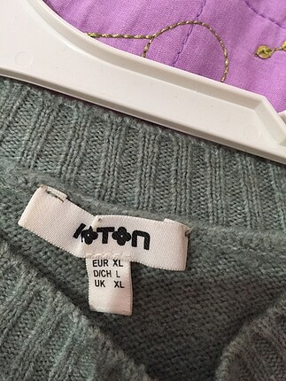 xl Beden Koton mint yesılı kazak