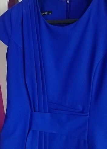 42 Beden mavi Renk Elbise