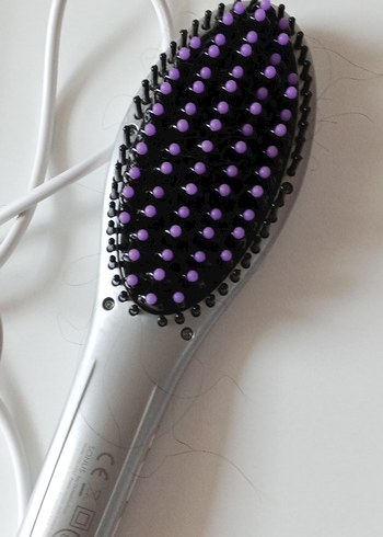 Mor ve Gri Saç Düzleştirici Fırça - Görsel 2