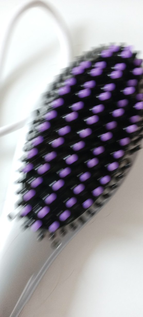 Mor ve Gri Saç Düzleştirici Fırça - Görsel 3