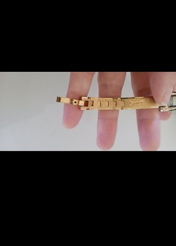 Altın kaplama nostaljik saat - Görsel 11