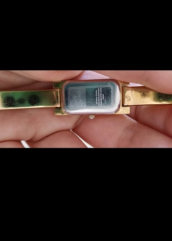 Altın kaplama nostaljik saat - Görsel 8