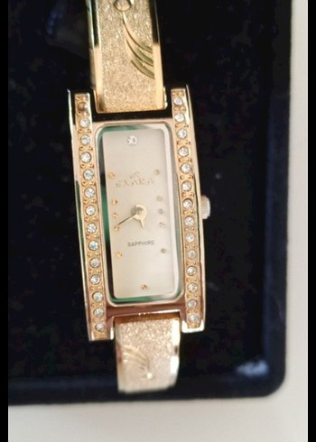 Altın kaplama nostaljik saat - Görsel 4