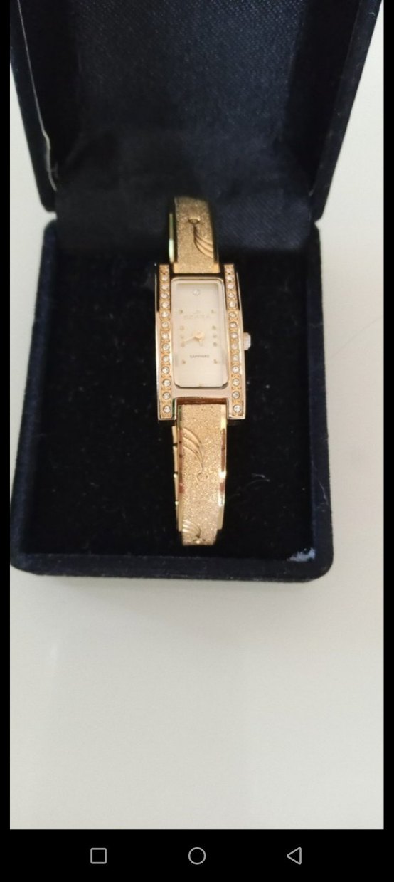 Altın kaplama nostaljik saat - Görsel 2