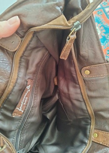 Deri çanta. Orjinal ürün. - Görsel 19
