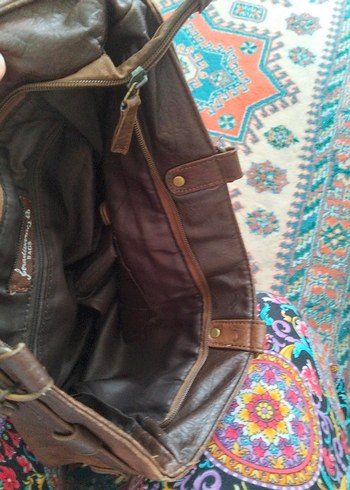 Deri çanta. Orjinal ürün. - Görsel 18