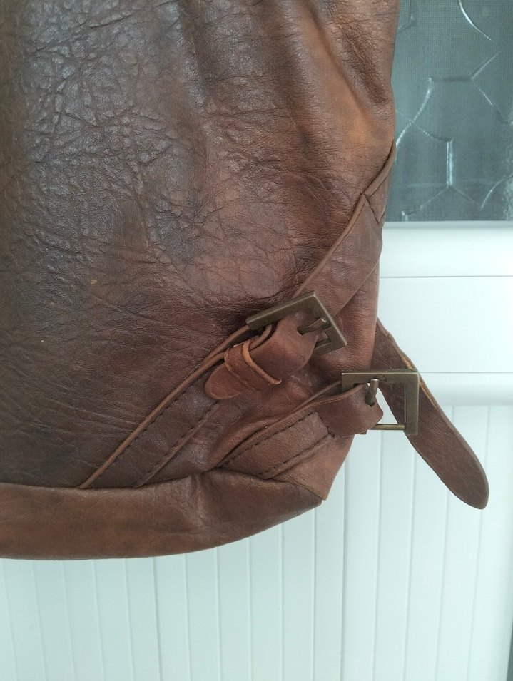 Deri çanta. Orjinal ürün. - Görsel 5