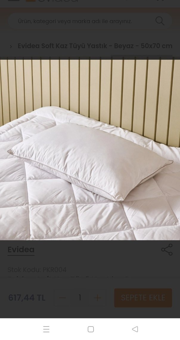 Kaz tüyü yastık - Görsel 3