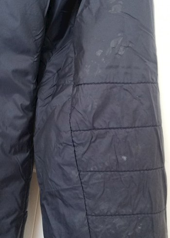 m Beden pembe Renk Kapüşonlu Koyu Renk Kışlık Mont