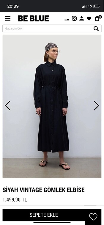 Beblue vintage elbise