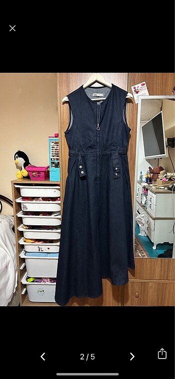 Zara Zara Elbise Denim