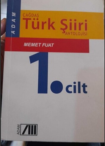 ÇAĞDAŞ TÜRK ŞİİRİ ANTOLOJİSİ 1. CİLT, 