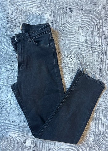 Kadın Siyah  Dar Kesim Kot Pantolon - Görsel 4