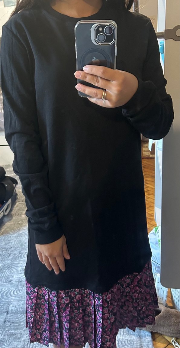 Çiçek Desenli Hamile Elbisesi - Görsel 2