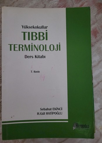 Yüksekokullar Tıbbi Terminoloji Ders Kitabı