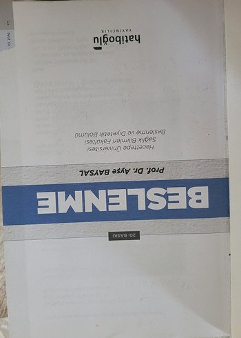 Beslenme - Prof. Dr. Ayşe Baysal, 20. Baskı