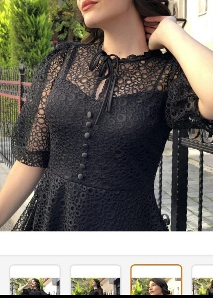 Dantel elbise  - Görsel 2