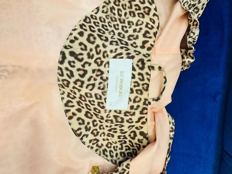 Leopar Desenli Uzun trenc - Görsel 2