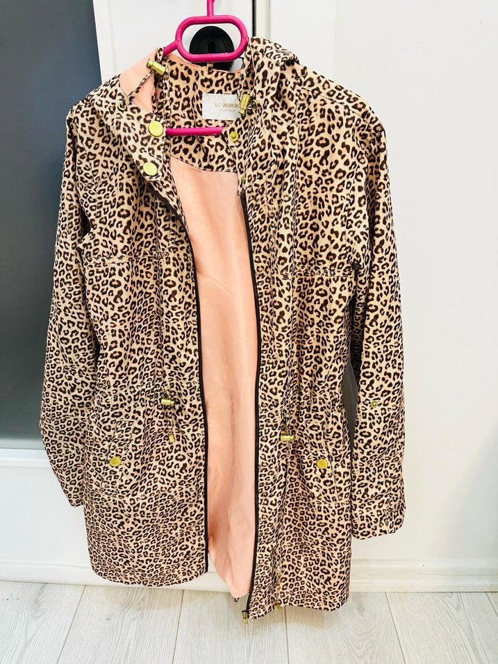 Leopar Desenli Uzun trenc - Görsel 5