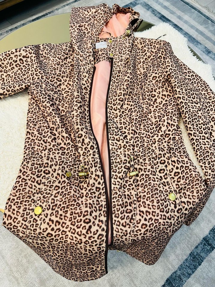 Leopar Desenli Uzun trenc - Görsel 4