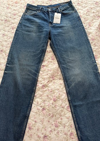 Zara Koyu Mavi Denim Jean