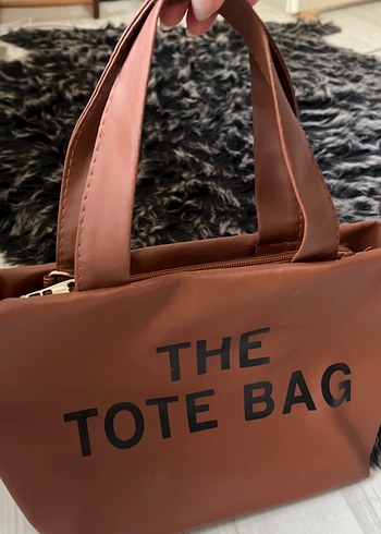 Kahverengi Deri Tote Çanta - Görsel 2