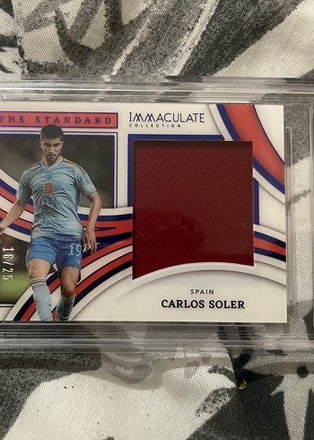 Carlos Soler İspanya Forma Parcali Koleksiyon Karti