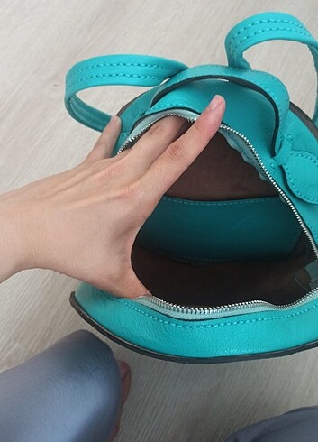 Orijinal dana derisinden yapılmış çanta  - Görsel 5