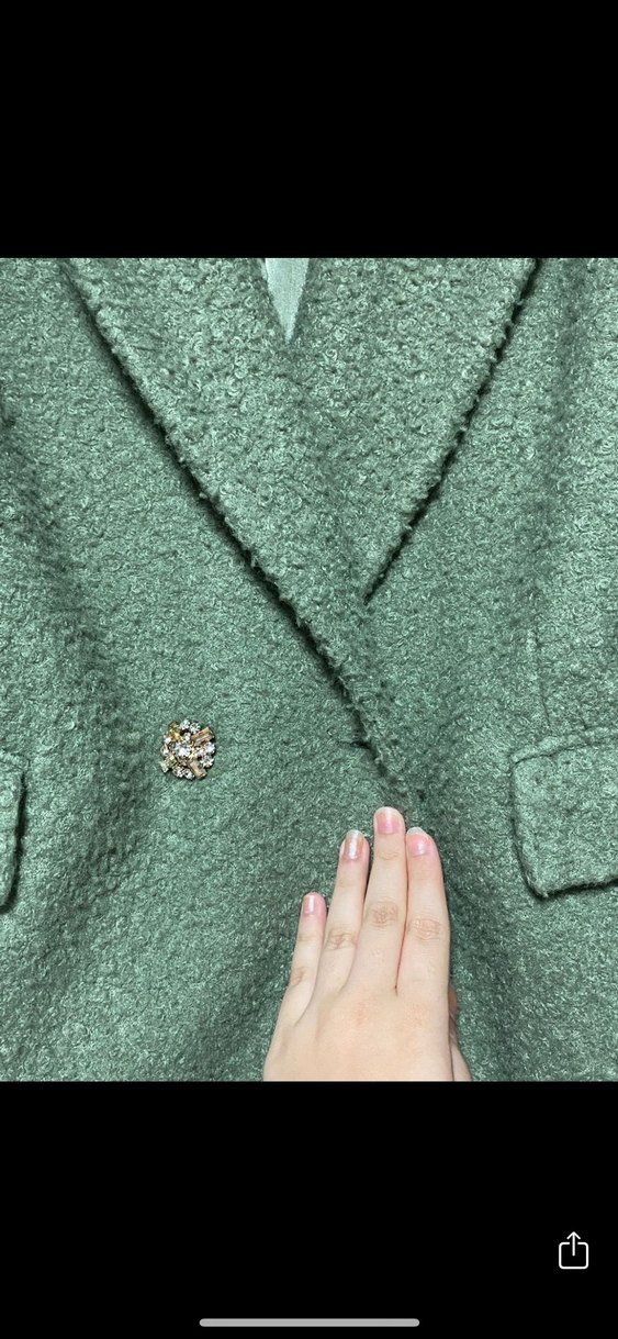 Yeşil Uzun Kışlık Kadın Kaban - Görsel 4