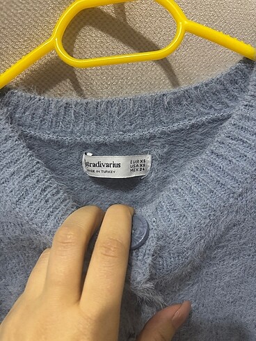 xs Beden mavi Renk Stradivarius hırka