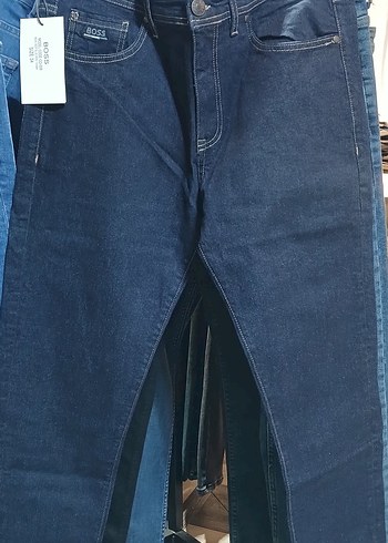 Hugo Boss Boss Koyu Mavi Denim Jean