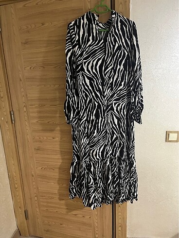 l Beden Zebra desen uzun elbise